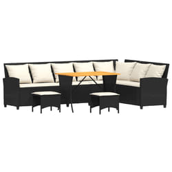 VidaXL 3365340 set mobili da esterno Crema, Bianco