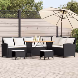 VidaXL 3365347 set mobili da esterno Crema, Bianco - Vista aggiuntiva 2