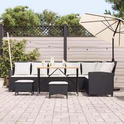 VidaXL 3365347 set mobili da esterno Crema, Bianco - Vista aggiuntiva 3
