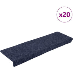 Vidaxl - Tappetini Autoadesivi per Scale 20 pz Antracite 65x21x4 cm 905074