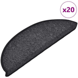 Vidaxl - Tappetini per Scale 30 pz Antracite 56x17x3 cm 299940