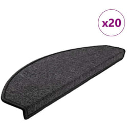 Tappetini per Scale 20 pz Antracite 65x24x4 cm vidaXL795437
