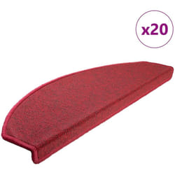 Vidaxl - Tappetini per Scale 20 pz Rosso Bordò 65x24x4 cm