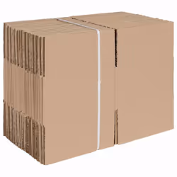 vidaXL Scatola Pieghevole 50 pcs Marrone 15 x 15 x 8 cm Cartone - Vista aggiuntiva 3