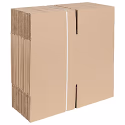 vidaXL Scatola Pieghevole 50 pcs Marrone 20 x 20 x 20 cm Cartone - Vista aggiuntiva 3