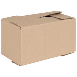 vidaXL Scatola Pieghevole 50 pcs Marrone 24 x 13 x 13 cm Cartone