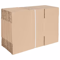 vidaXL Scatola Pieghevole 50 pcs Marrone 24 x 13 x 13 cm Cartone - Vista aggiuntiva 3