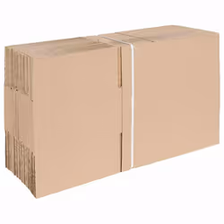 vidaXL Scatola Pieghevole 50 pcs Marrone 25 x 17.5 x 10 cm Cartone - Vista aggiuntiva 3