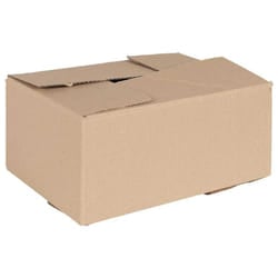 vidaXL Scatola Pieghevole 50 pcs Marrone 30 x 21.5 x 14 cm Cartone