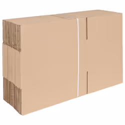vidaXL Scatola Pieghevole 50 pcs Marrone 30 x 21.5 x 14 cm Cartone - Vista aggiuntiva 3