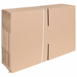 vidaXL Scatola Pieghevole 50 pcs Marrone 30 x 30 x 15 cm Cartone - Vista aggiuntiva 3