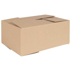 vidaXL Scatola Pieghevole 50 pcs Marrone 35 x 24 x 15 cm Cartone