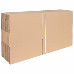 vidaXL Scatola Pieghevole 50 pcs Marrone 40 x 30 x 10 cm Cartone - Vista aggiuntiva 3