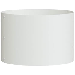 VidaXL 873594 fioriera Acciaio Bianco