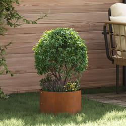 Vidaxl - Set di Vasi in Acciaio Corten Acciaio corten Media Durevole