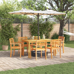 Vidaxl - Set da pranzo da giardino 7 pezzi in legno massello di acacia