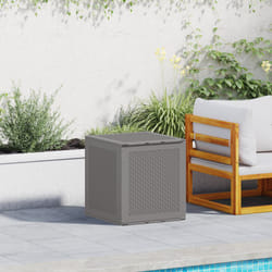 Vidaxl - Scatola di Stoccaggio da Giardino Grigio Chiaro 55x53x57 cm pp