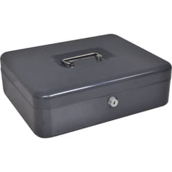 Vidaxl - Cassa di Sicurezza Grigio Scuro Acciaio Media