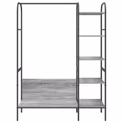 VidaXL 868448 organizzatore per conservazione da appendere Legno Grigio - Vista aggiuntiva 5