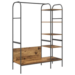 VidaXL 868449 organizzatore per conservazione da appendere Legno Marrone