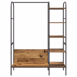 VidaXL 868449 organizzatore per conservazione da appendere Legno Marrone - Vista aggiuntiva 5