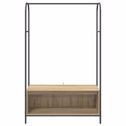 VidaXL 868452 organizzatore per conservazione da appendere Legno Marrone - Vista aggiuntiva 5