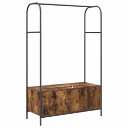 VidaXL 868453 organizzatore per conservazione da appendere Legno Marrone - Vista aggiuntiva 7