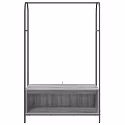 VidaXL 868454 organizzatore per conservazione da appendere Legno Grigio - Vista aggiuntiva 5