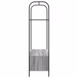 VidaXL 868454 organizzatore per conservazione da appendere Legno Grigio - Vista aggiuntiva 6