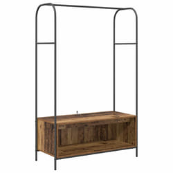 VidaXL 868455 organizzatore per conservazione da appendere Legno Marrone