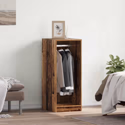 VidaXL 879645 organizzatore per conservazione da appendere Legno Marrone - Vista aggiuntiva 2