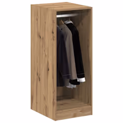 VidaXL 879646 organizzatore per conservazione da appendere Legno Marrone - Vista aggiuntiva 3