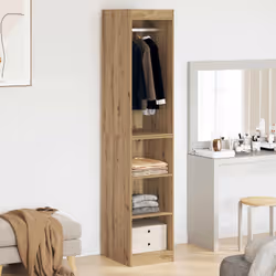 VidaXL 879646 organizzatore per conservazione da appendere Legno Marrone - Vista aggiuntiva 4