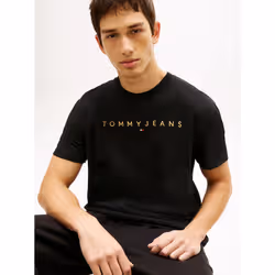Tommy Hilfiger DM0DM20744SEV Maglietta Girocollo Cotone - Vista aggiuntiva 2