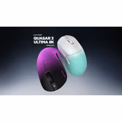 HATOR Quasar 3 Ultima 8K Wireless mouse Gaming Mano destra RF Wireless + Bluetooth + USB Type-C Ottico 30000 DPI - Vista aggiuntiva 8