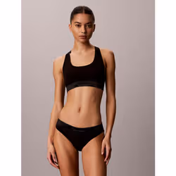 Calvin Klein Brassière sfoderata con banda color metallico - Icon Cotton Modal - Vista aggiuntiva 4