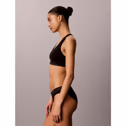 Calvin Klein Brassière sfoderata con banda color metallico - Icon Cotton Modal - Vista aggiuntiva 6