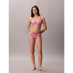 Calvin Klein Slip classici con banda color metallico - Icon Cotton Modal