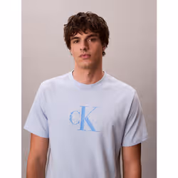 Calvin Klein T-shirt con logo monogramma - Vista aggiuntiva 3