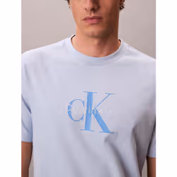 Calvin Klein T-shirt con logo monogramma - Vista aggiuntiva 6