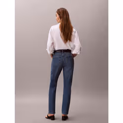 Calvin Klein High Rise Straight Jeans - Vista aggiuntiva 4