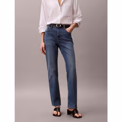 Calvin Klein High Rise Straight Jeans - Vista aggiuntiva 2
