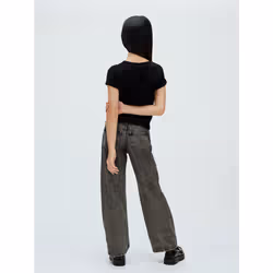 Calvin Klein T-shirt a costine - Vista aggiuntiva 2