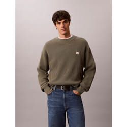 Calvin Klein Maglione lavorato a maglia di cotone a nido d'ape