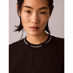Calvin Klein Abito T-shirt drappeggiato in jersey Milano - Vista aggiuntiva 3