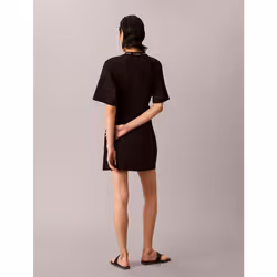 Calvin Klein Abito T-shirt drappeggiato in jersey Milano - Vista aggiuntiva 4