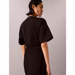 Calvin Klein Abito T-shirt drappeggiato in jersey Milano - Vista aggiuntiva 5