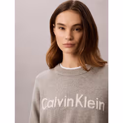 Calvin Klein Maglione con grafica con logo vestibilità rilassata - Vista aggiuntiva 2