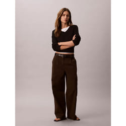 Calvin Klein Pantaloni cargo in cotone elasticizzato