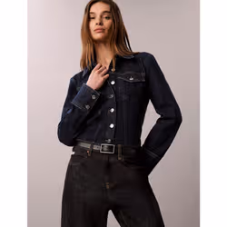 Calvin Klein Camicia button-down trucker in denim Sculpt - Vista aggiuntiva 5
